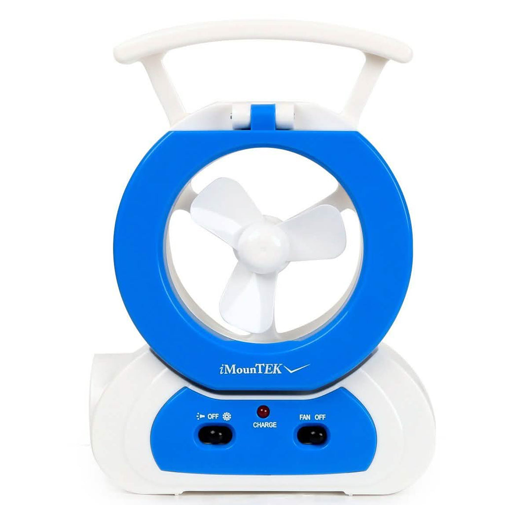 Ventilateur de bureau avec lampe LED réglable à 180 degrés