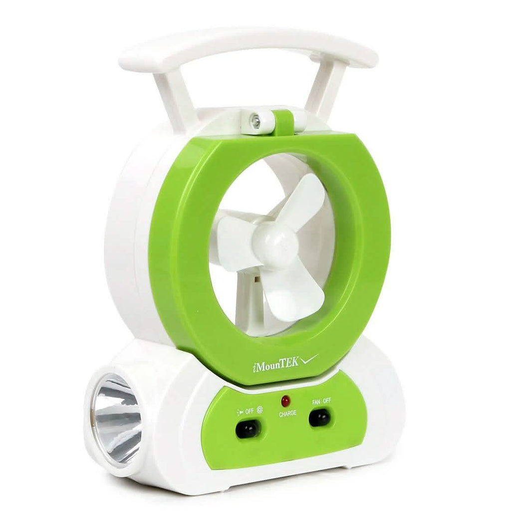 Ventilateur de bureau avec lampe LED réglable à 180 degrés