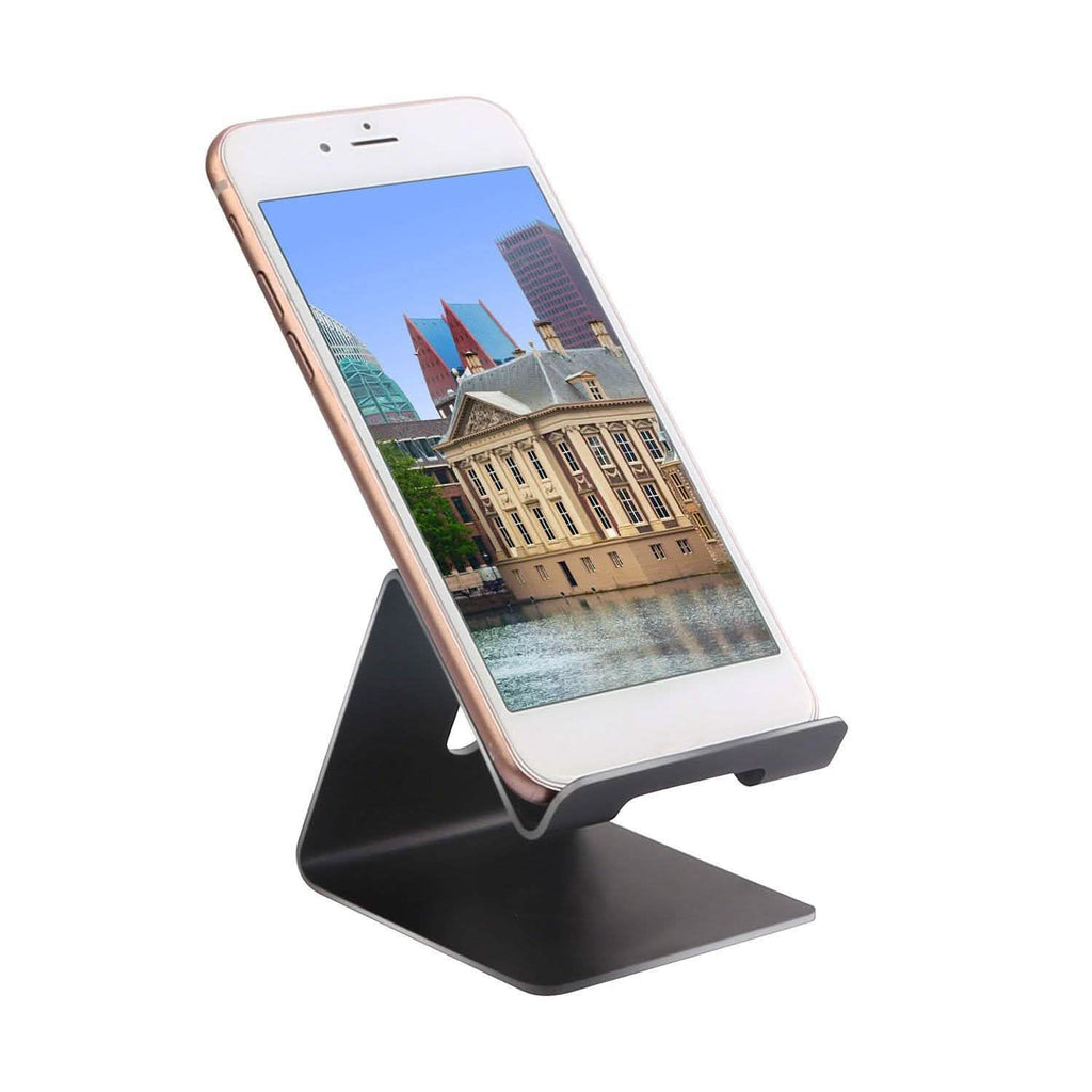 Support de smartphone de bureau en alliage d'aluminium