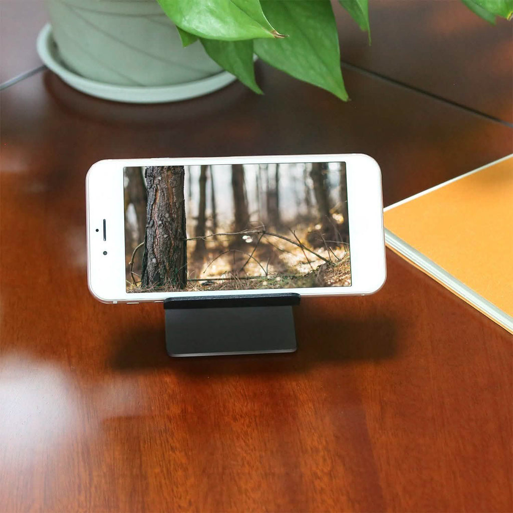 Support de smartphone de bureau en alliage d'aluminium