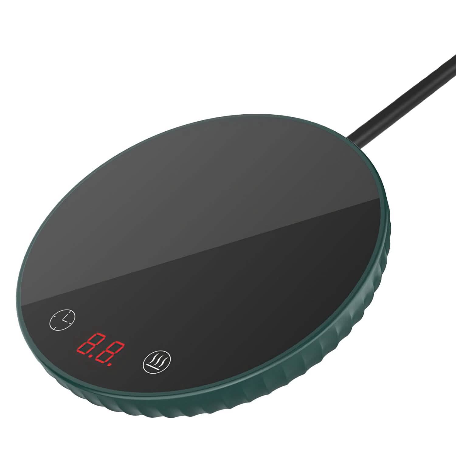 Chauffe-Tasse Électrique de Bureau Arrêt Automatique Protection Contre la Surchauffe Réglage Minuteur Intelligent