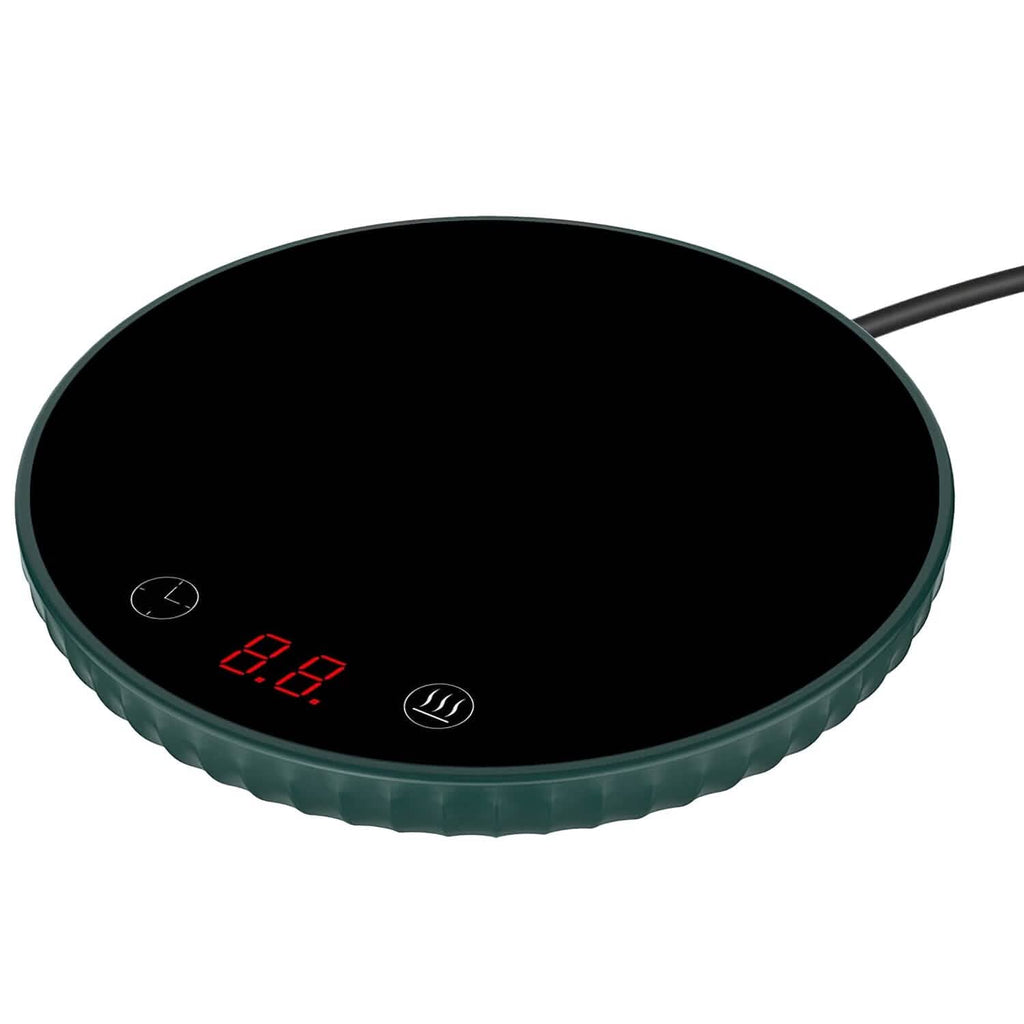 Chauffe-Tasse Électrique de Bureau Arrêt Automatique Protection Contre la Surchauffe Réglage Minuteur Intelligent