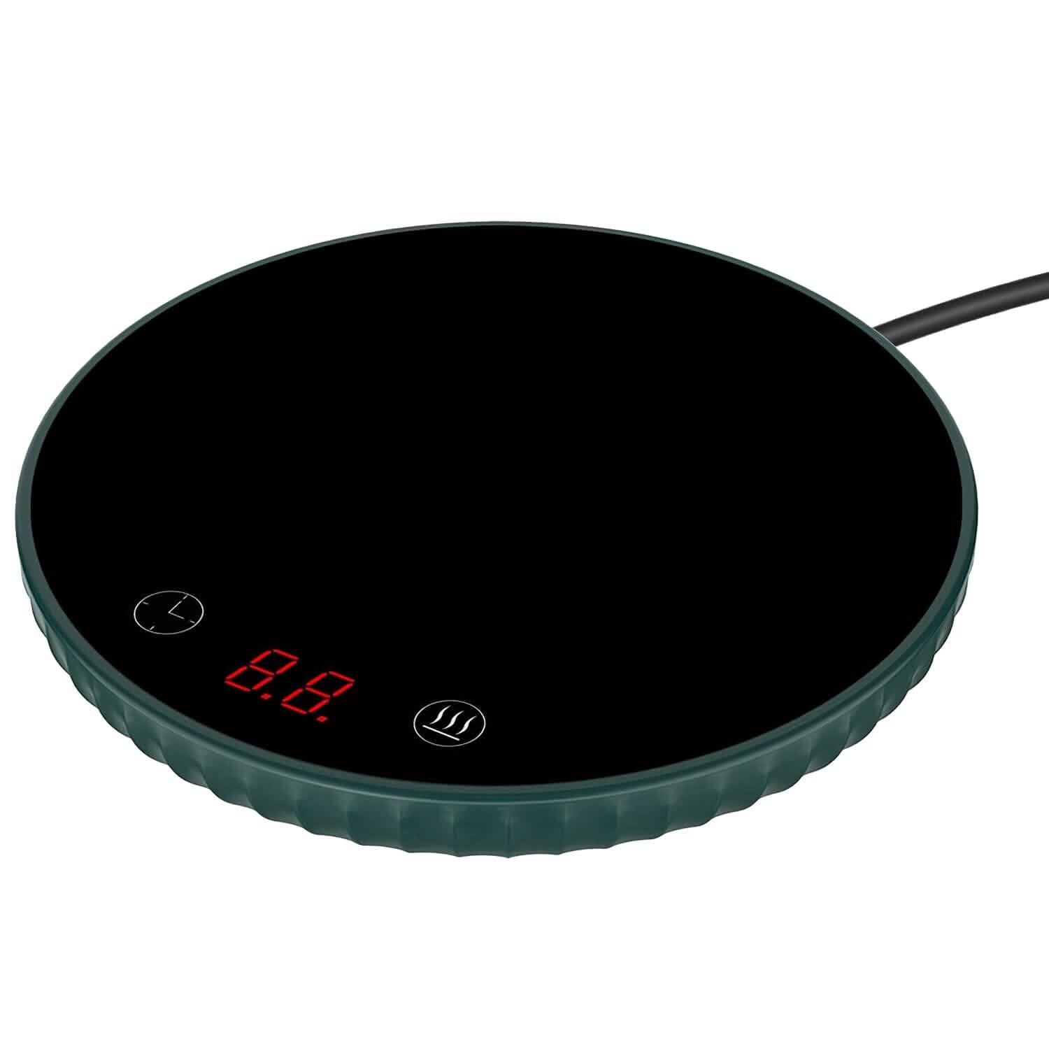 Chauffe-Tasse Électrique de Bureau Arrêt Automatique Protection Contre la Surchauffe Réglage Minuteur Intelligent