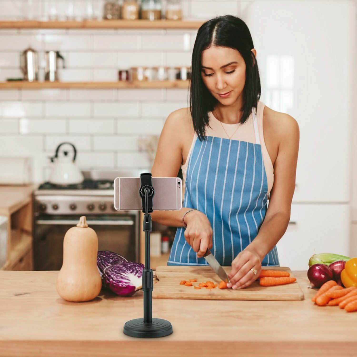 Support de téléphone de bureau avec hauteur et angle réglables