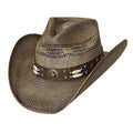 Bullhide Desperado - Chapeau de cowboy en paille