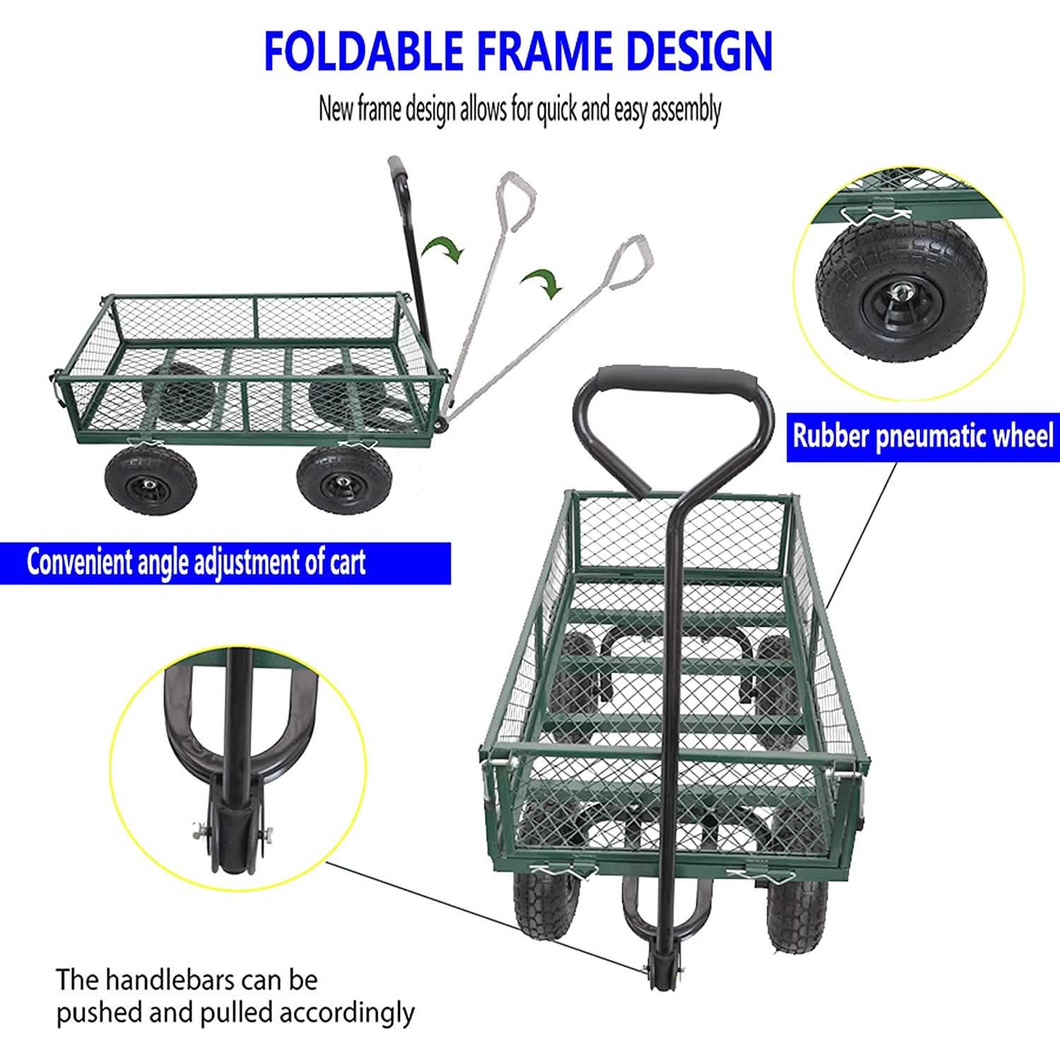 Camion utilitaire de jardin détachable