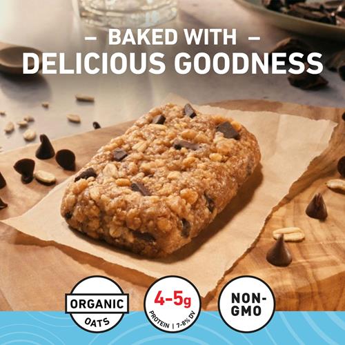 Clif Bar Minis - Pépites de chocolat - À base d'avoine biologique - 4 g de protéines - Sans OGM - D'origine végétale - Barres énergétiques format mini - 28 g (lot de 20)