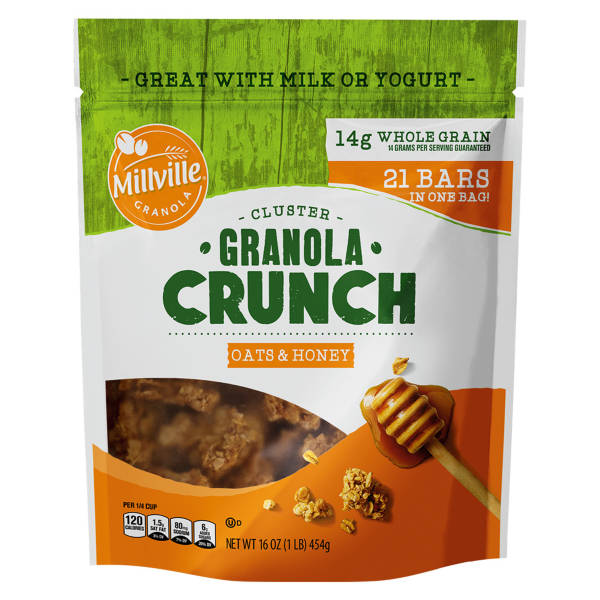 Millville Granola Croustillante Avoine et Miel, 453 g