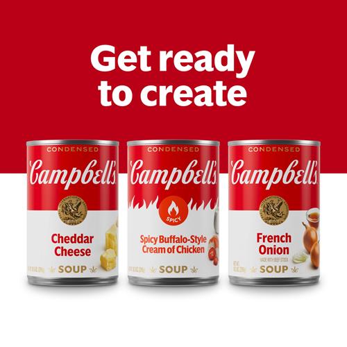 Soupe de fromage cheddar condensée Campbell's, boîte de 298 g