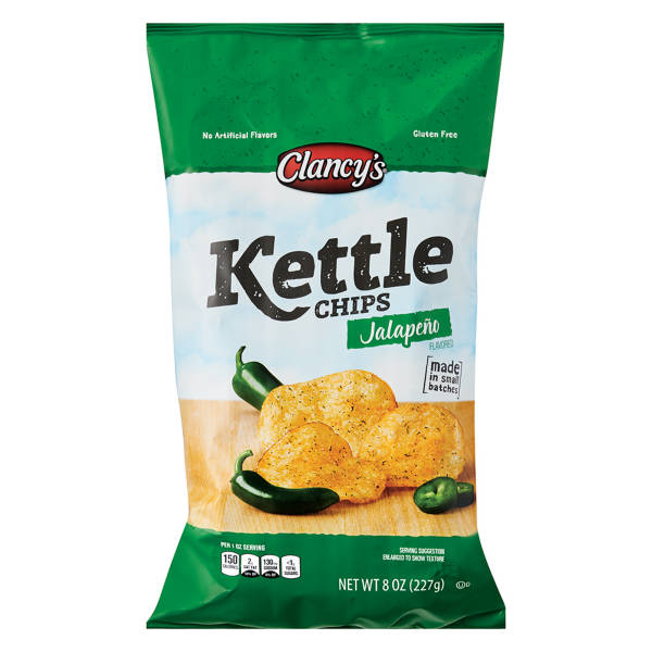 Chips ondulées au jalapeño Clancy's, 226 g