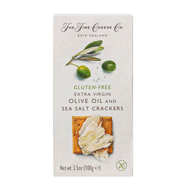 The Fine Cheese Co. - Craquelins sans gluten à l'huile d'olive vierge extra et au sel de mer (100g)