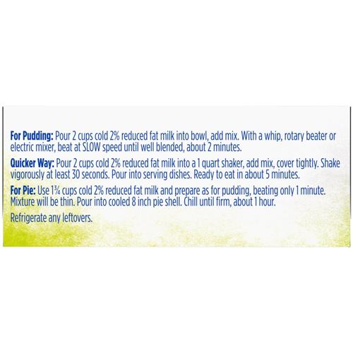 Préparation pour pouding et garniture de tarte à la pistache Kroger 96 g