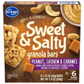 Barres granola arachides, noix de cajou et caramel Kroger 6 unités