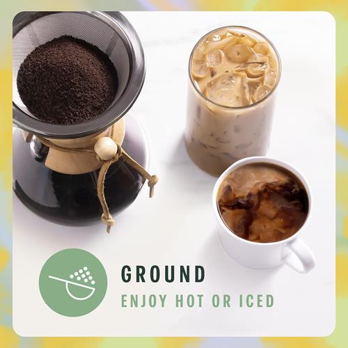 Café moulu Starbucks, café torréfié mi-léger, Mountain Blend, 100 % Arabica, édition limitée, 1 sac (283 g)