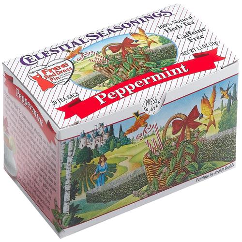 Celestial Seasonings, Thé, Menthe poivrée, 20 sachets