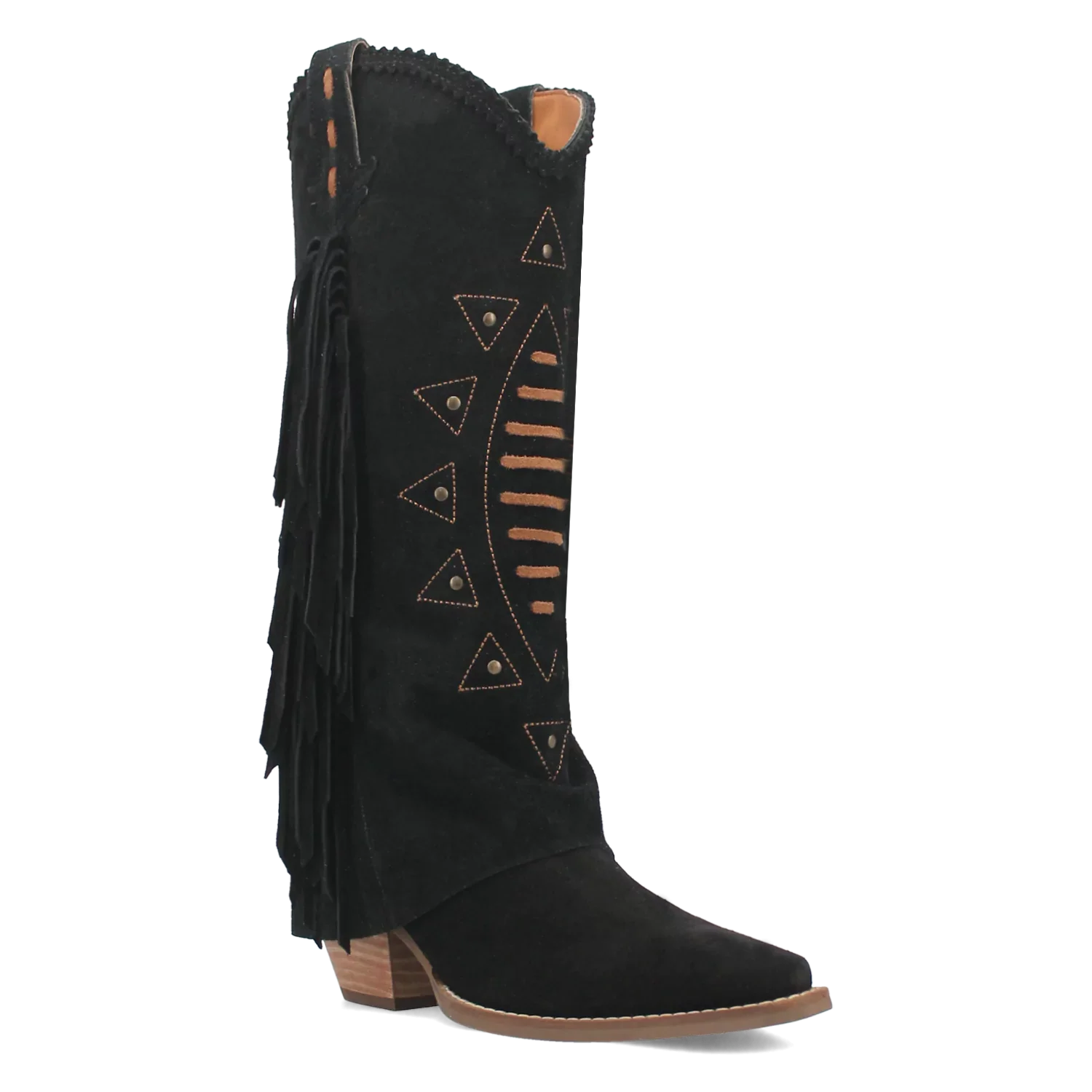 Bottes de cowgirl en cuir suédé Dingo Spirit Trail pour femme