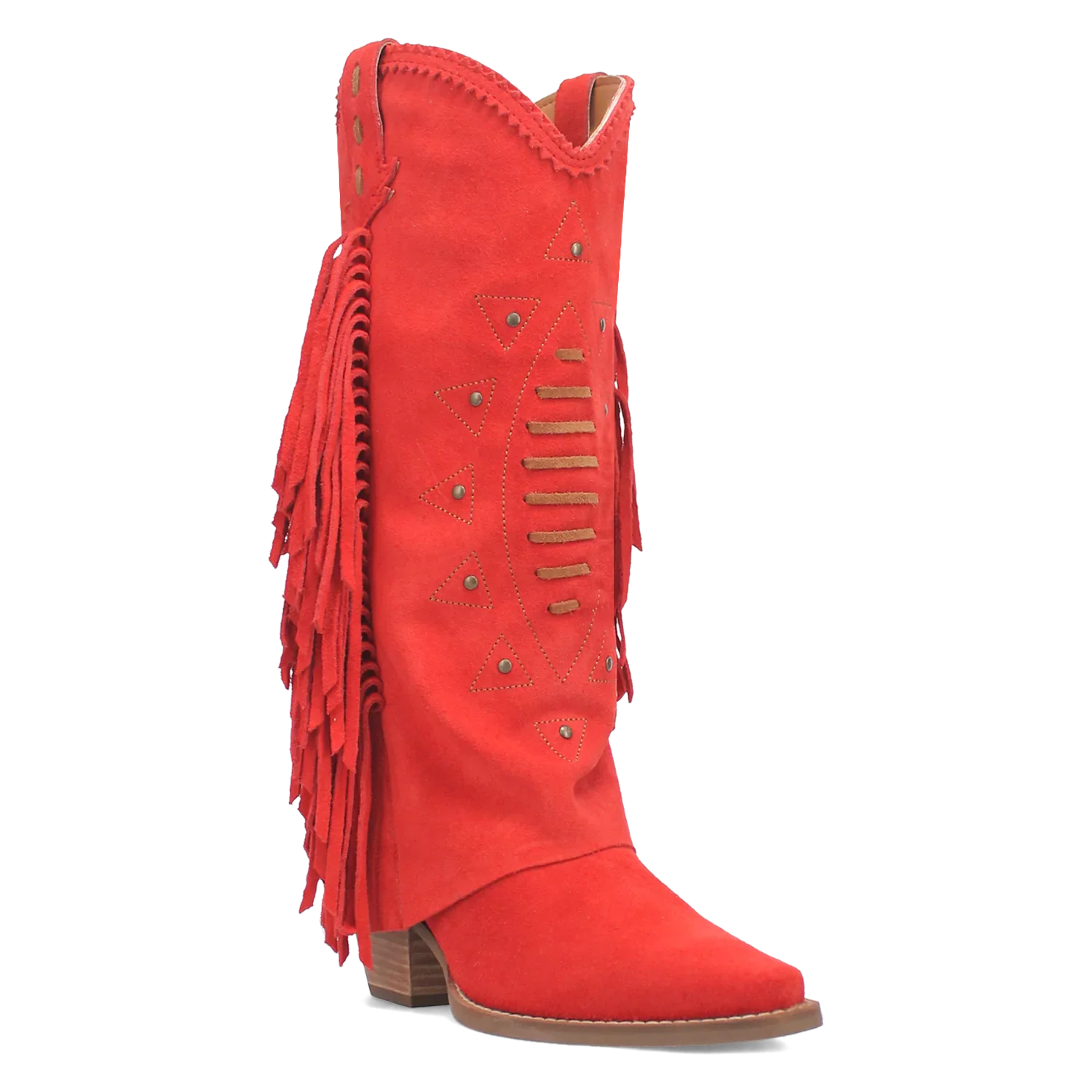 Bottes de cowgirl en cuir suédé Dingo Spirit Trail pour femme