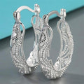 Boucles d'oreilles créoles filigranes fantaisie taille diamant