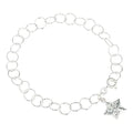 Bracelet breloque étoile taille diamant