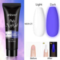 Vernis à Ongles Gel Diamant Poly 15ml Semi Permanent UV Manucure Réfléchissant Étincelant Brillance Luxe Design Pour Femmes et Filles