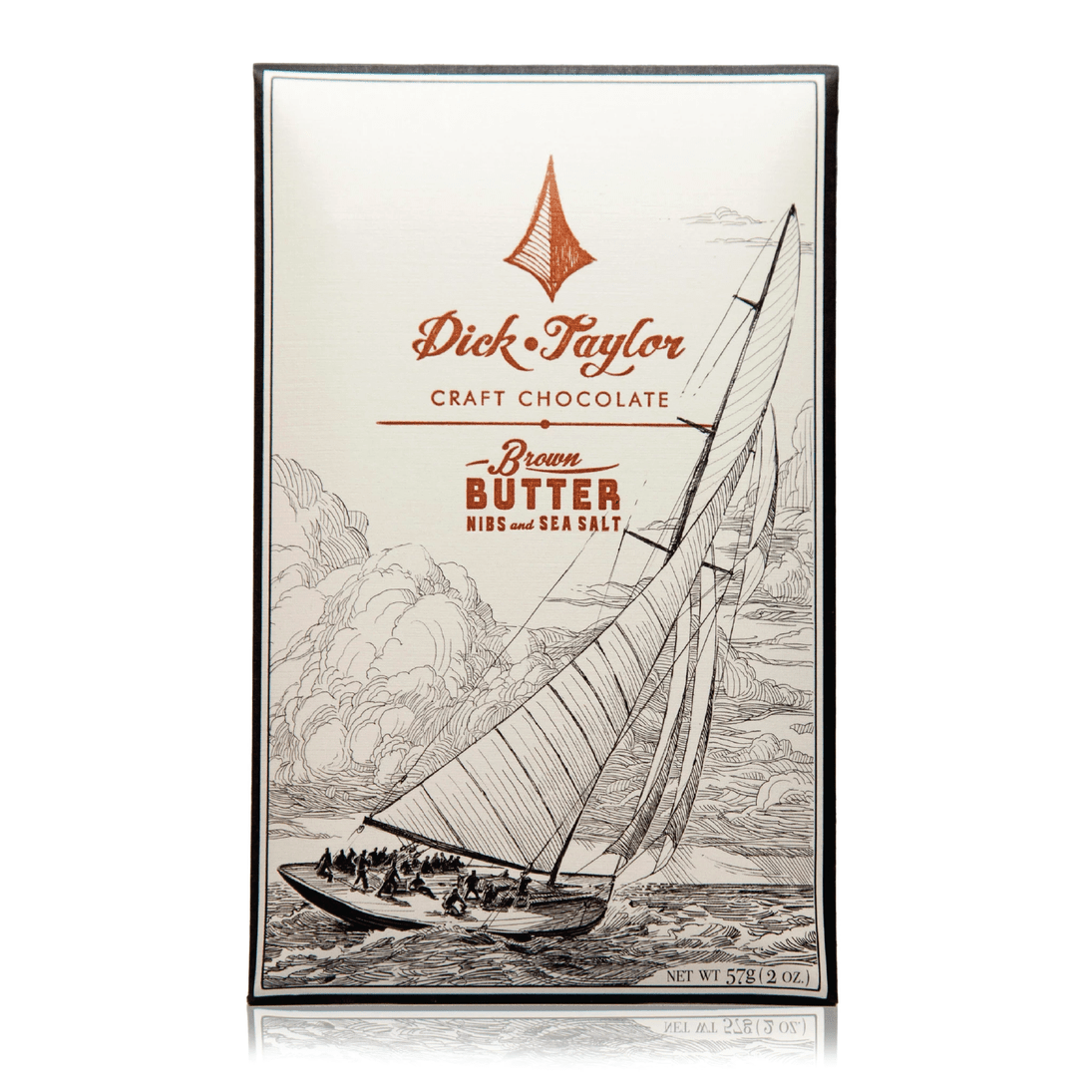 Dick Taylor Craft Chocolate - Chocolat noir au beurre noisette, éclats de cacao et sel de mer (57g | 73%)