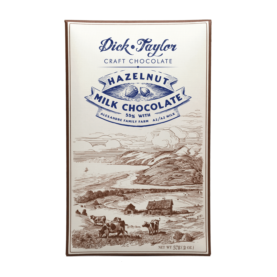 Dick Taylor Craft Chocolate - Chocolat au Lait Noisette (57g | 55 %)