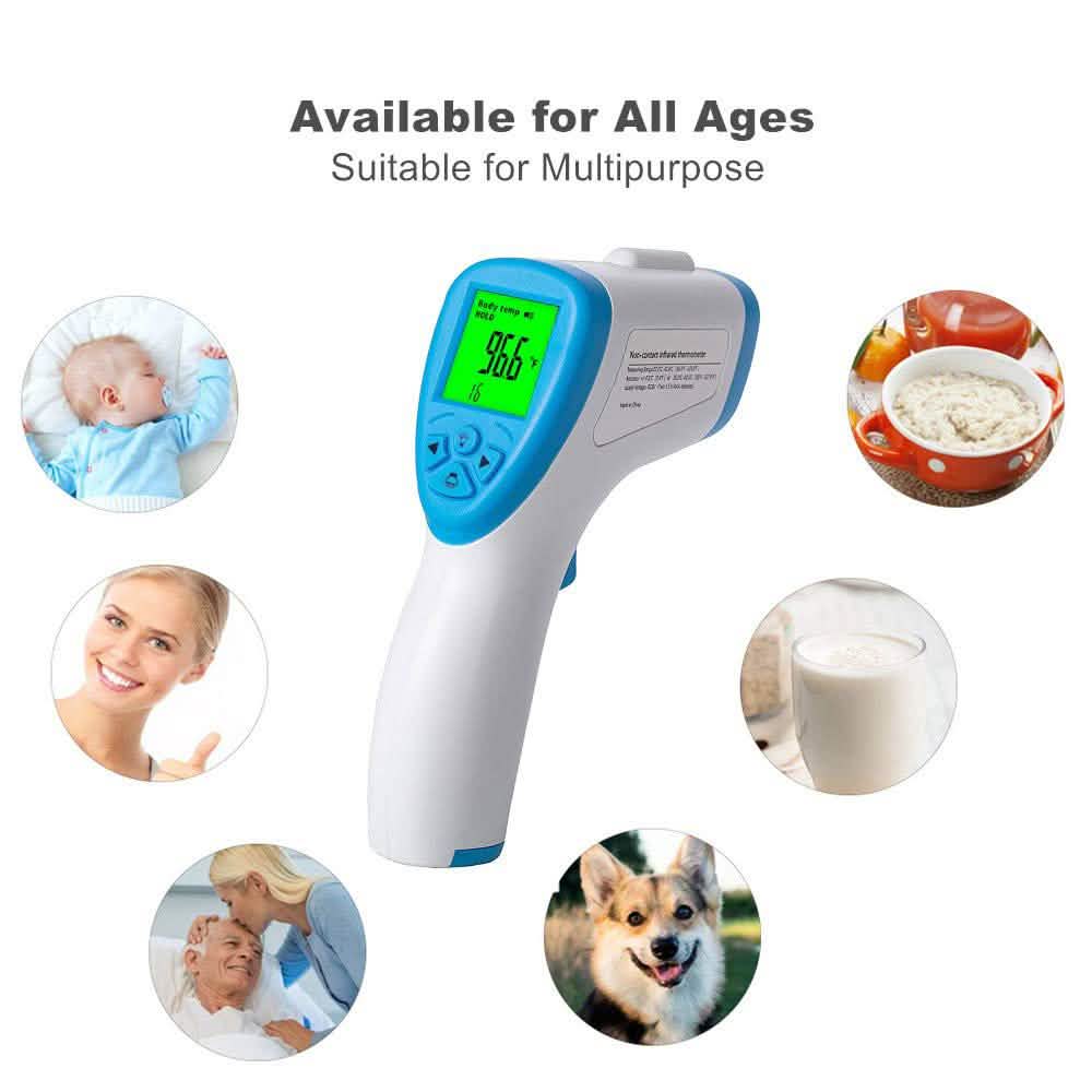 Thermomètre frontal infrarouge numérique BZ-R6