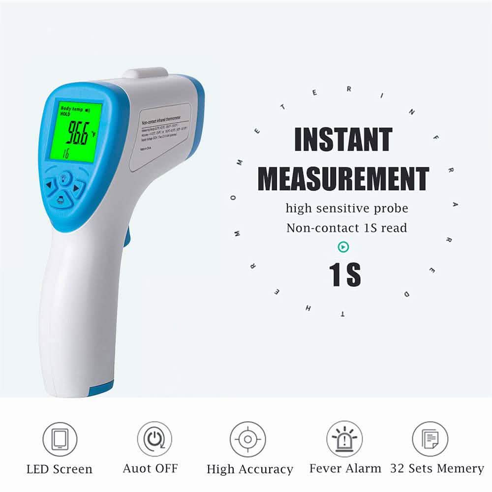 Thermomètre frontal infrarouge numérique BZ-R6