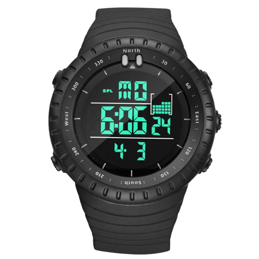 Montre-bracelet tactique militaire de sport numérique pour hommes