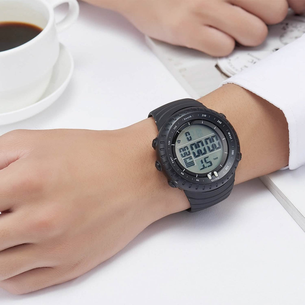 Montre-bracelet tactique militaire de sport numérique pour hommes