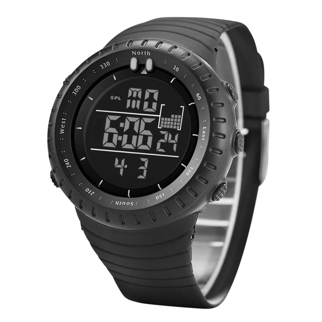 Montre-bracelet tactique militaire de sport numérique pour hommes