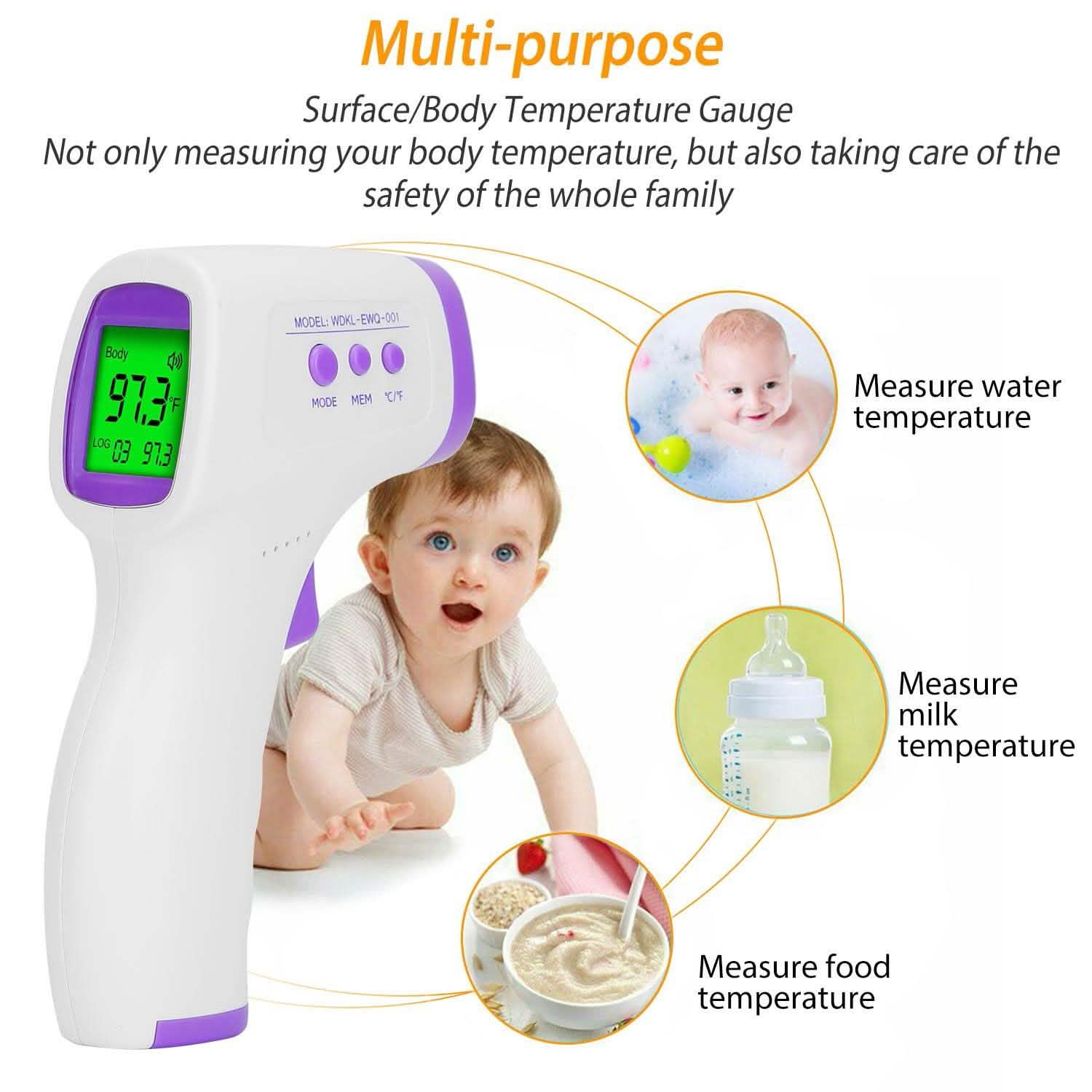 Thermomètre Infrarouge Numérique Sans Contact