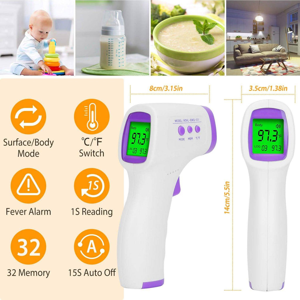 Thermomètre Infrarouge Numérique Sans Contact