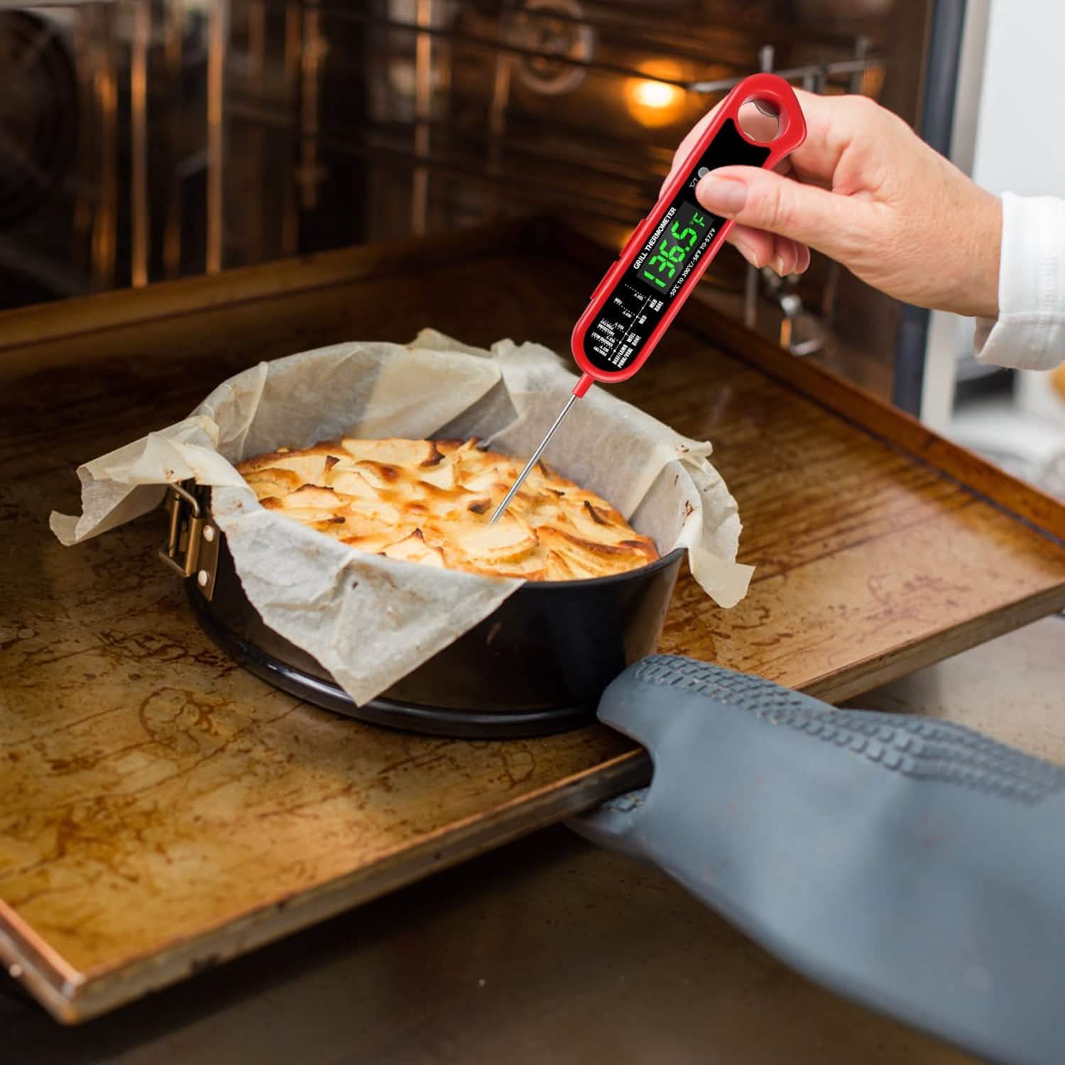 Thermomètre numérique pour cuisson de viande au barbecue