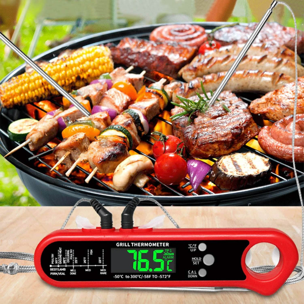 Thermomètre numérique pour cuisson de viande au barbecue