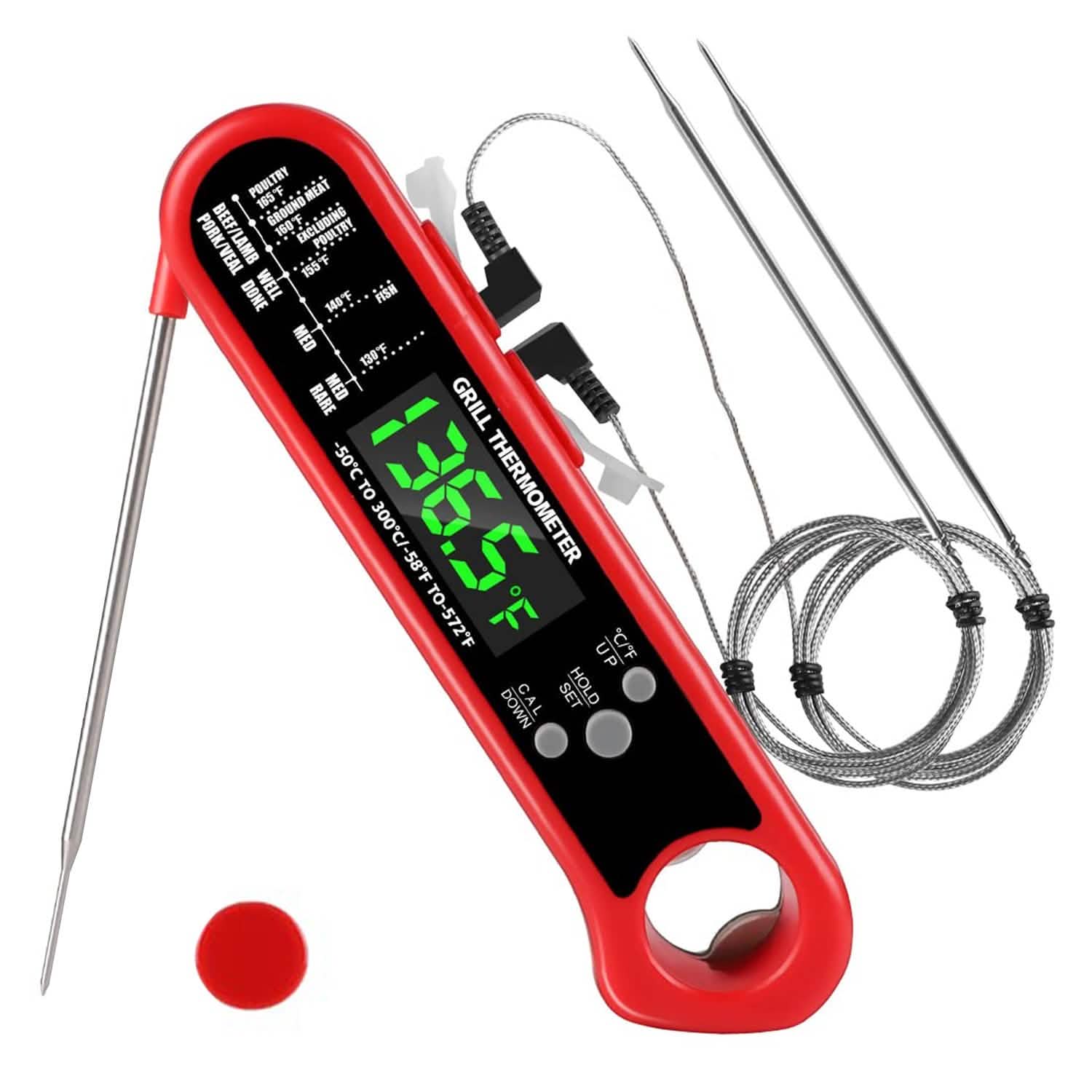 Thermomètre numérique pour cuisson de viande au barbecue