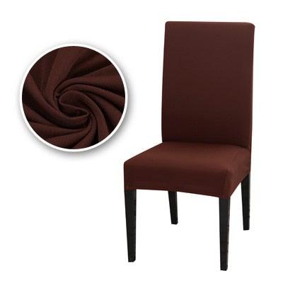 Housses de Chaise de Salle à Manger Extensibles Housses de Chaise Parsons Amovibles Anti-Salissures Housse de Chaise d'Assise en Spandex pour Cuisine, Banquet, Mariage, Dîner, Restaurant, Maison
