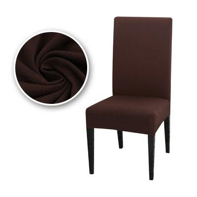 Housses de Chaise de Salle à Manger Extensibles Housses de Chaise Parsons Amovibles Anti-Salissures Housse de Chaise d'Assise en Spandex pour Cuisine, Banquet, Mariage, Dîner, Restaurant, Maison