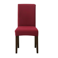 Housse de Chaise de Salle à Manger en Spandex Élastique Extensible pour Chaises de Cuisine et d'Hôtel Anti-Saleté Lavable Amovible Sans Accoudoirs Housse de Chaise Coque Housse de Chaise de Salle à Manger Housse de Chaise Housse de Chaise Parson