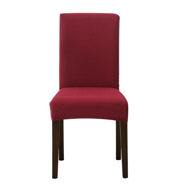 Housse de Chaise de Salle à Manger en Spandex Élastique Extensible pour Chaises de Cuisine et d'Hôtel Anti-Saleté Lavable Amovible Sans Accoudoirs Housse de Chaise Coque Housse de Chaise de Salle à Manger Housse de Chaise Housse de Chaise Parson