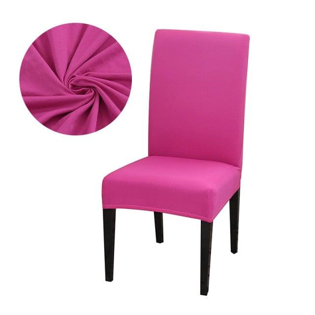 Housse de Chaise de Salle à Manger en Spandex Élastique Extensible pour Chaises de Cuisine et d'Hôtel Anti-Saleté Lavable Amovible Sans Accoudoirs Housse de Chaise Coque Housse de Chaise de Salle à Manger Housse de Chaise Housse de Chaise Parson
