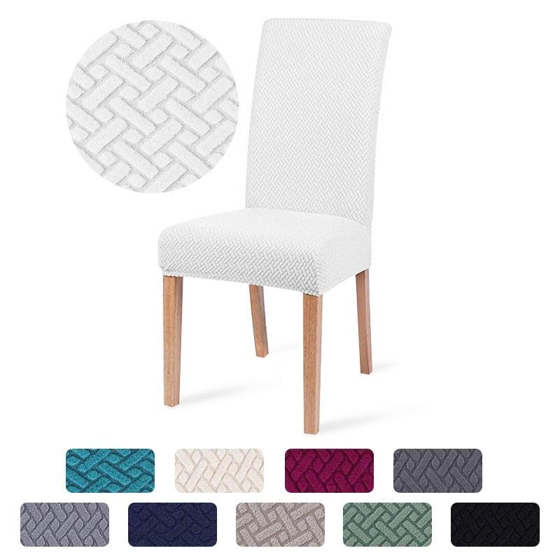 Housse de Chaise de Salle à Manger en Spandex Élastique Extensible pour Chaises de Cuisine et d'Hôtel Anti-Saleté Lavable Amovible Sans Accoudoirs Housse de Chaise Coque Housse de Chaise de Salle à Manger Housse de Chaise Housse de Chaise Parson