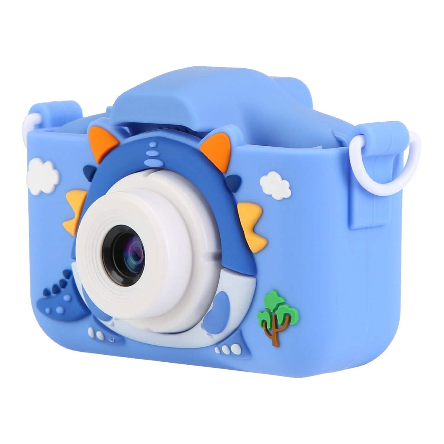 Appareil photo numérique HD de dessin animé 1080P 48MP pour enfants, motif dinosaure