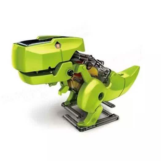 Robot solaire éducatif dinosaure 4-en-1 à monter soi-même