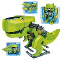 Robot solaire éducatif dinosaure 4-en-1 à monter soi-même