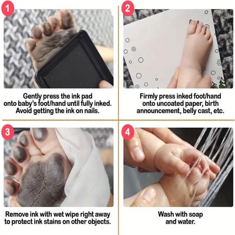 Kit d'empreintes de mains et de pieds à faire soi-même