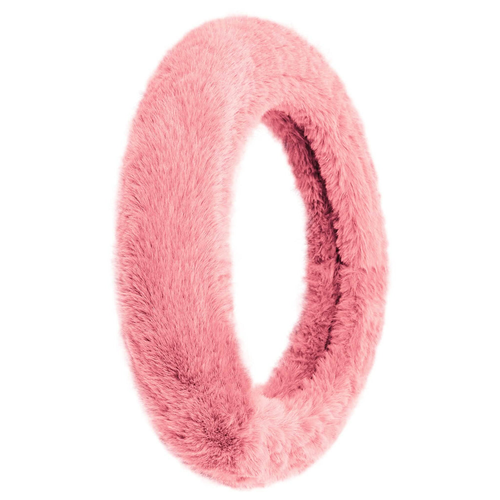Housse de volant Doe16 en fausse fourrure de lapin