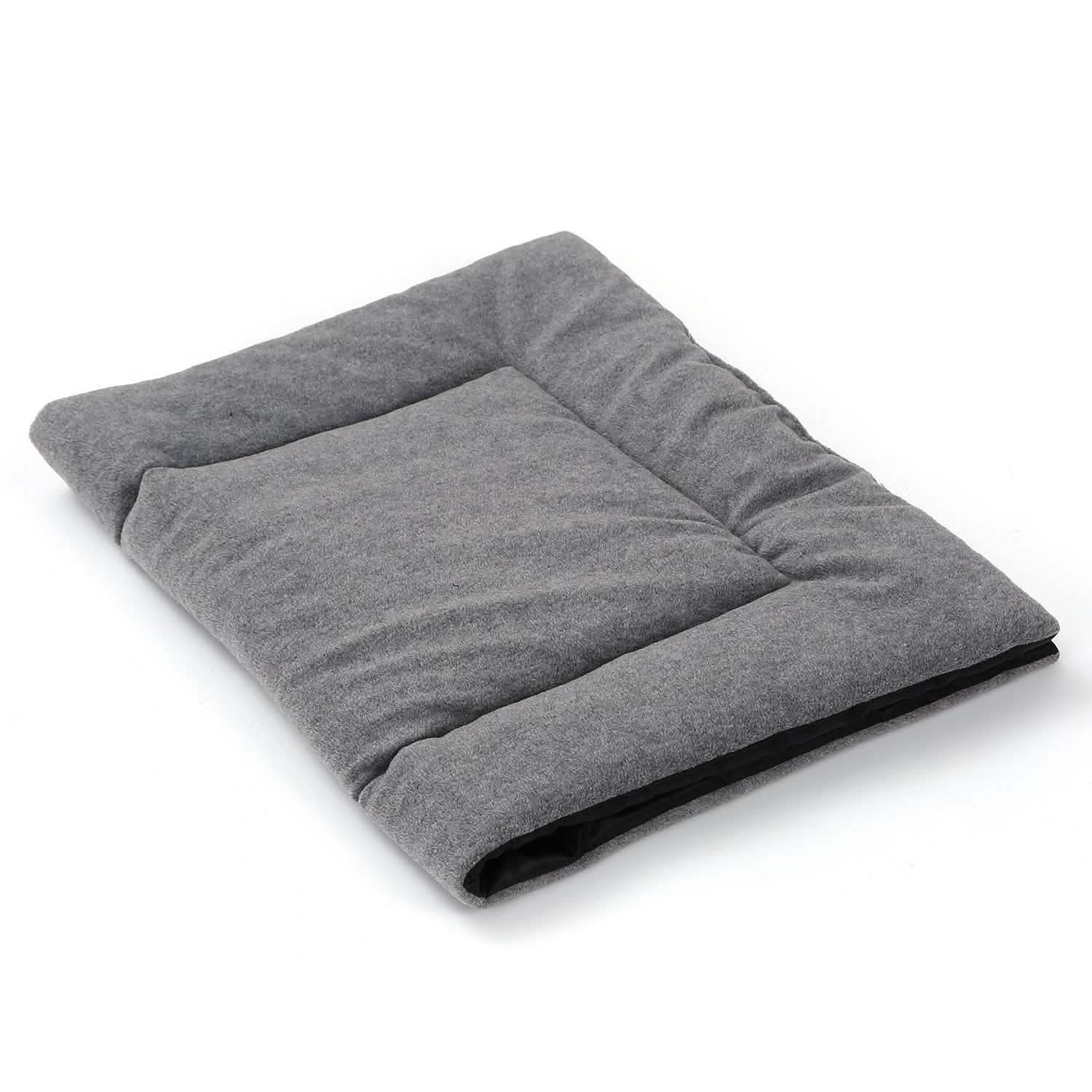 Tapis de lit pour chien, molleton confortable, coussin réversible