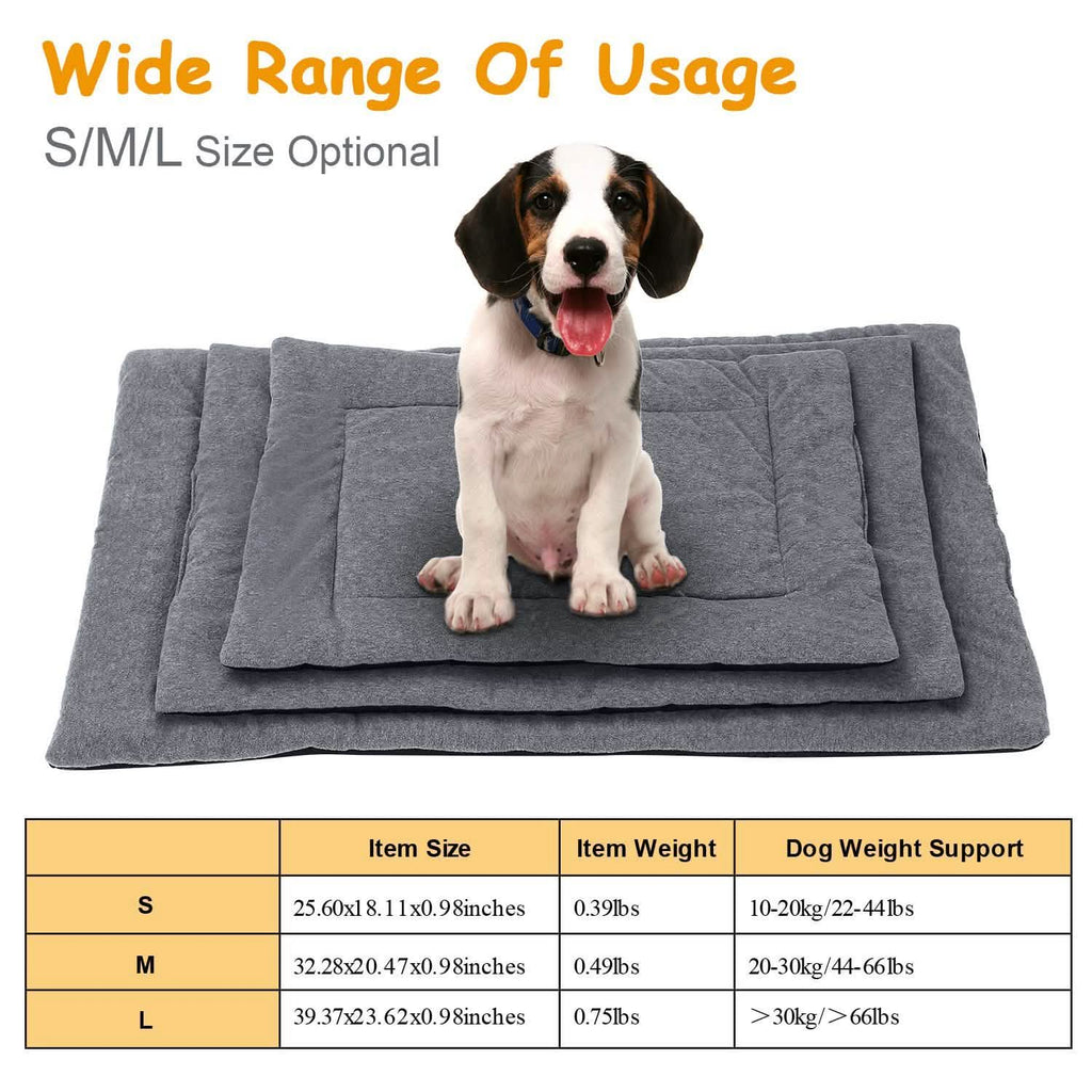 Tapis de lit pour chien, molleton confortable, coussin réversible