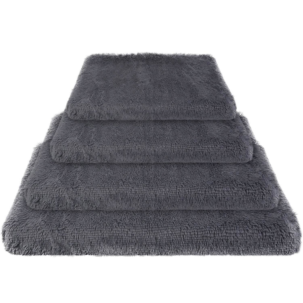 Lit pour chien coussin moelleux en peluche confortable et chaud tapis de cage pour animaux de compagnie tapis pour chien